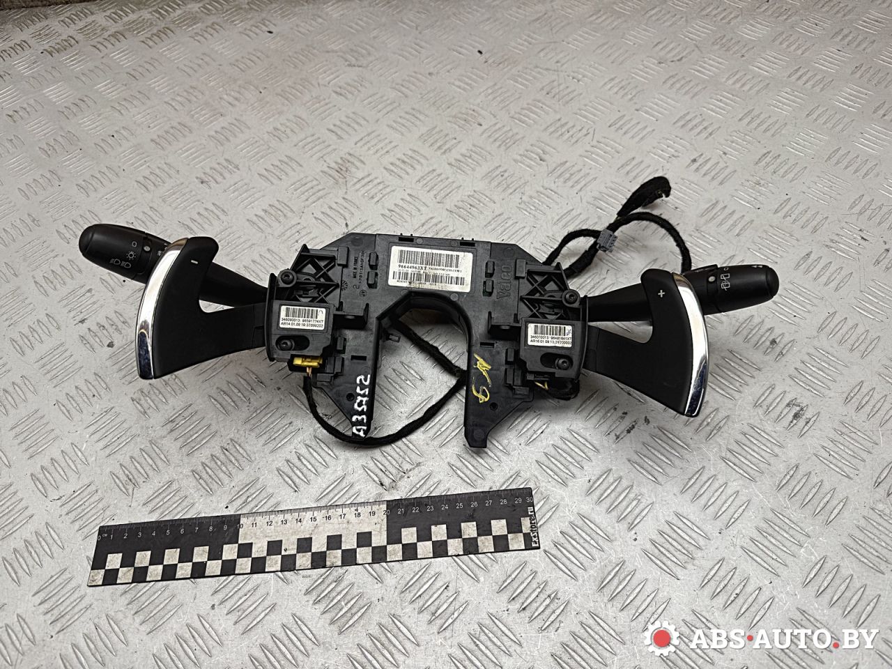 переключатель подрулевой (стрекоза) Citroen C4 Picasso 1 поколение 2009, 1.6 л., 9HZ (DV6TED4), дизель, АКПП, правый руль, 96591774XT, 96481641XT, 96644963XT - фото №1