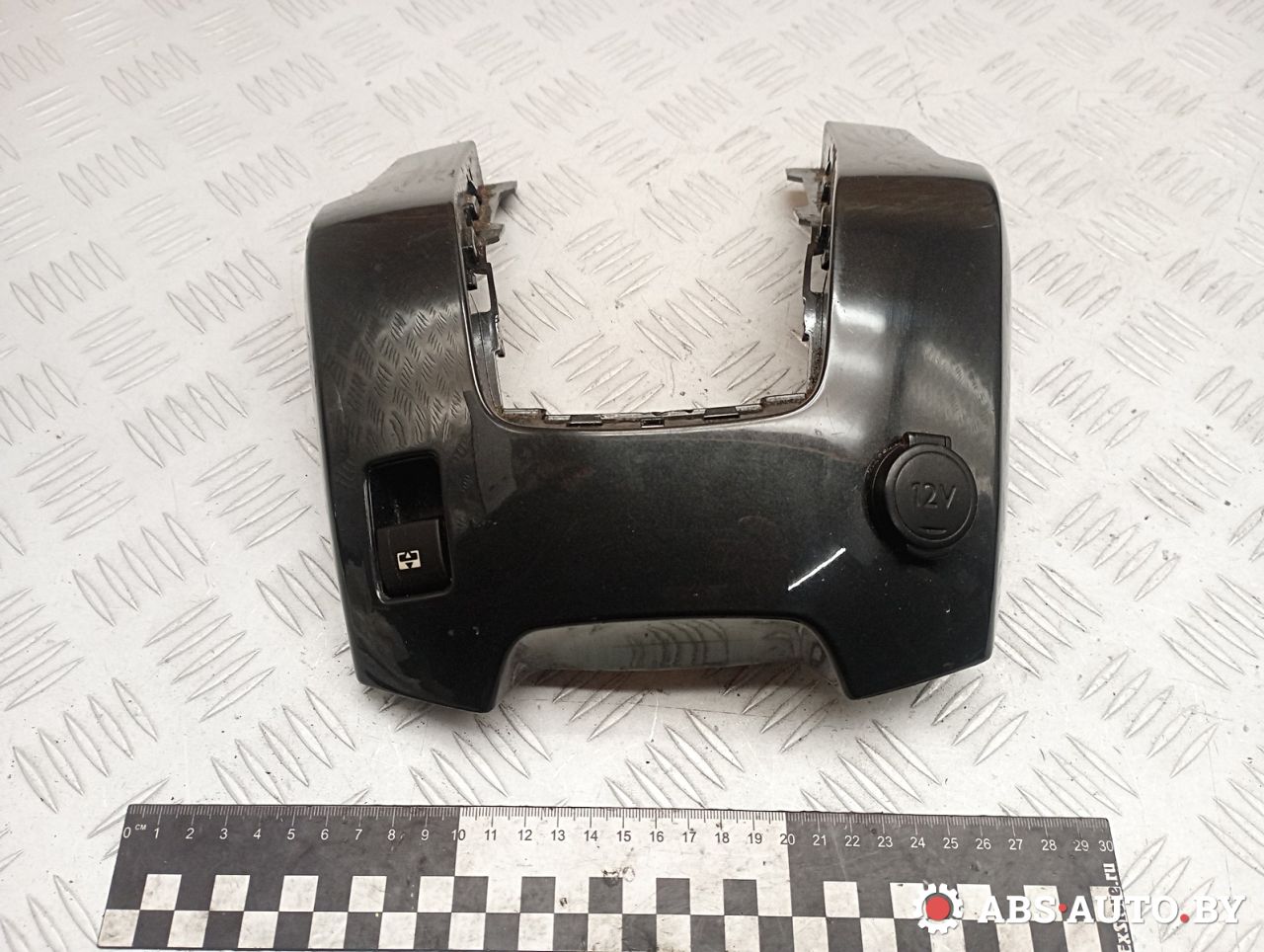 накладка на торпедо (консоль) Peugeot 5008 1 поколение 2013, 1.6 л., дизель, робот, правый руль, 9686404177, 96565343XT - фото №1