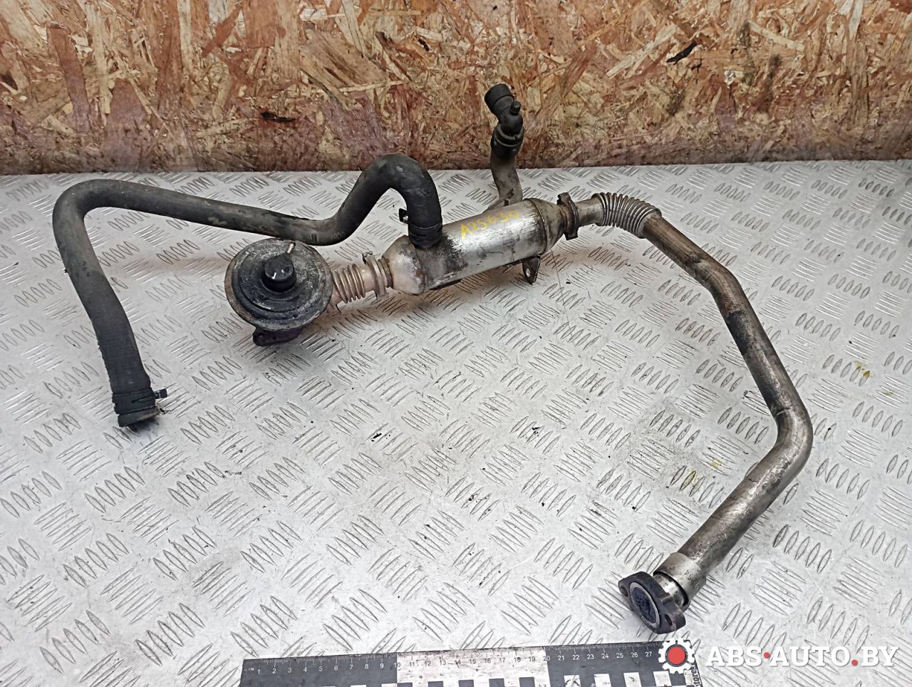 охладитель EGR / Радиатор EGR Citroen C5 1 поколение 2002, 2.2 л., дизель, МКПП, универсал, 9631424880, 861068Z - фото №1