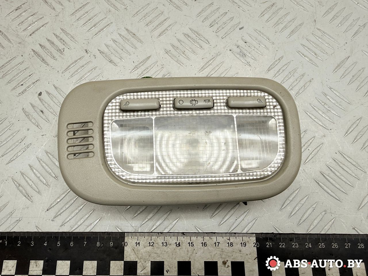 фонарь салона (плафон) Peugeot 207 1 поколение 2006, 1.6 л., 9HZ (DV6TED4), дизель, МКПП, хетчбэк 5 дв., 9653776177 - фото №1