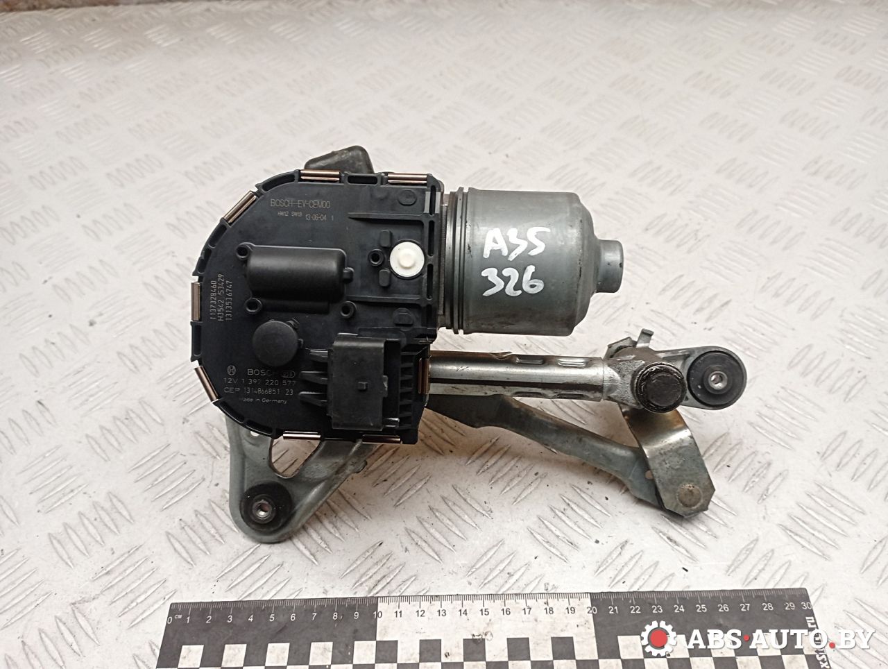 моторчик передних стеклоочистителей (дворников) Peugeot 5008 1 поколение 2013, 1.6 л., дизель, робот, правый руль, 9671062380, 3397021289, 1397220577, 1137328460 - фото №1