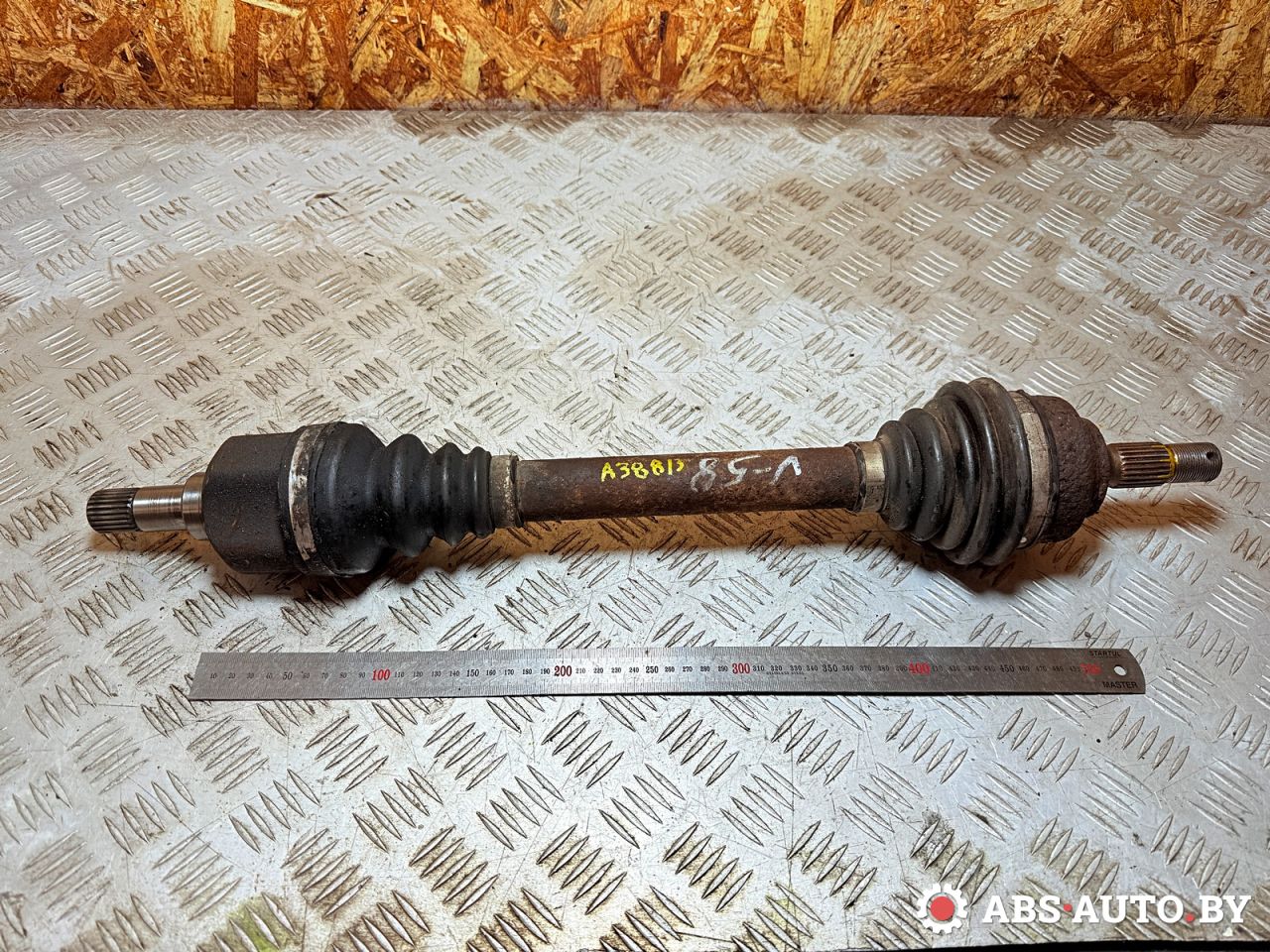 полуось передняя левая (приводной вал, ШРУС) Citroen C4 Grand Picasso 1 поколение 2006, 1.8 л., 6FY (EW7A), бензин, МКПП, 245105, 21731, 303572, 9637117780, 32721X, 32722X, 3272LW, 9812781180, VKJC3858, 419N11190Z - фото №1