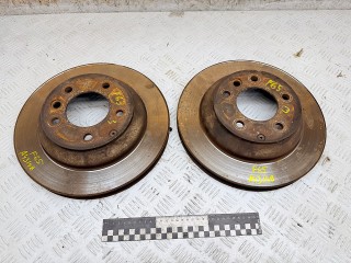 диск тормозной задний Volkswagen Touareg 1 поколение 2006, 3.0 л., BKS, дизель, АКПП, внедорожник 5 дв., полный привод, 95535240130, 95535240131, 7L6615601D, 7L6615601J, 7L8615601C, 7L8615601G, 297090