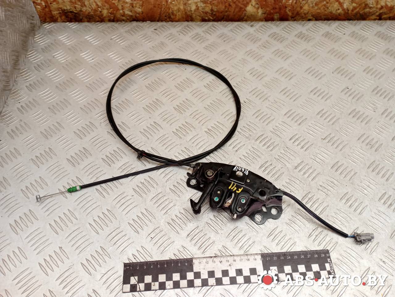 замок капота Nissan X-Trail T32 2014, 1.6 л., R9M, дизель, МКПП, полный подключаемый привод, правый руль - фото №1