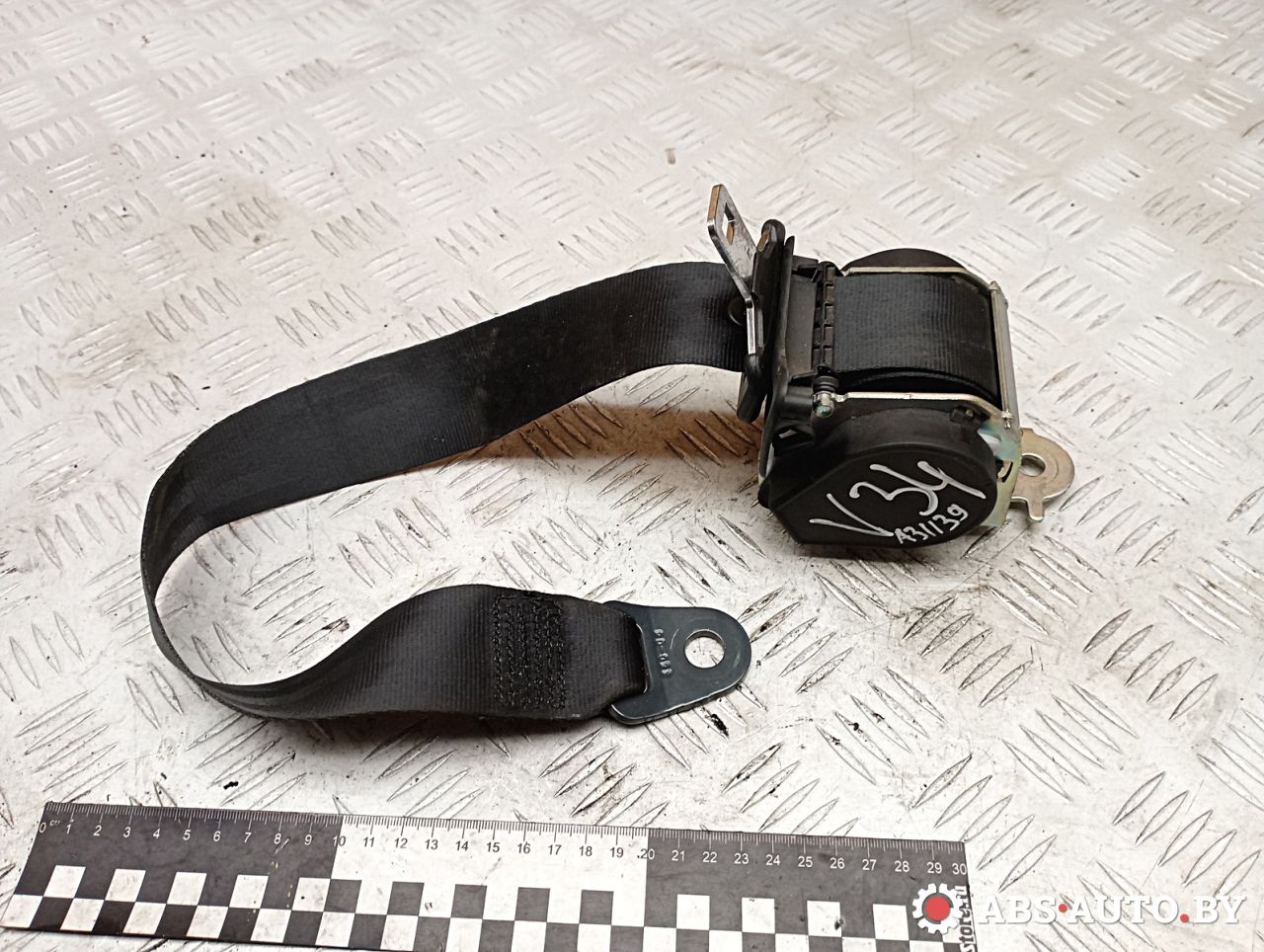 ремень безопасности Peugeot 407 1 поколение 2007, 1.6 л., 9HZ (DV6TED4), дизель, МКПП, универсал, передний привод, 96440739XX, 5170297, E20402095, 0402095 - фото №1