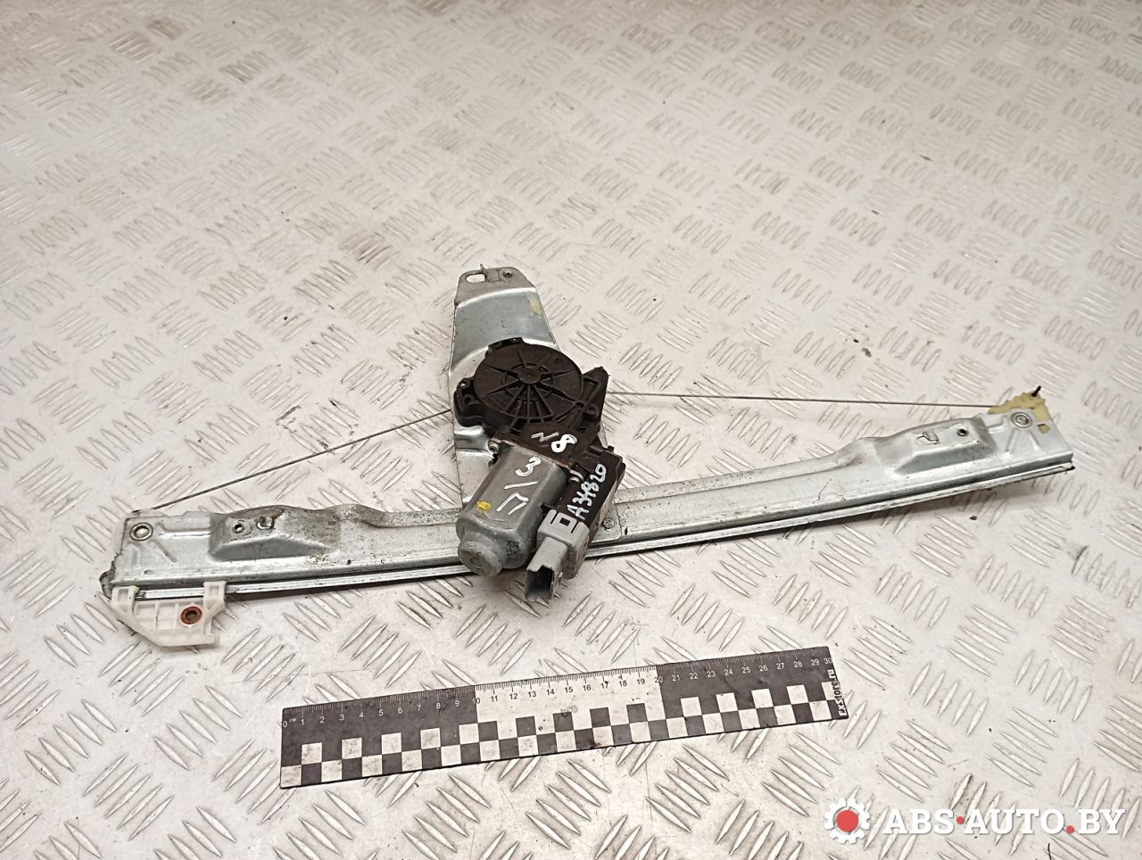 стеклоподъемник электрический задний правый Citroen C4 Picasso 1 поколение 2011, 1.6 л., 9HZ (DV6TED4), дизель, правый руль, 135090221, 440787F, 400968F - фото №1