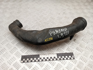 патрубок интеркулера Skoda Roomster 1 поколение 2007, 1.9 л., дизель, 6Q0129654AF, 6Q0129654AG, 6Q0129656N, 6Q0129656P