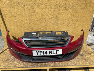 бампер передний Peugeot 308 T9 2014, 1.6 л., дизель, МКПП, хетчбэк 5 дв., правый руль