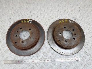 диск тормозной задний Peugeot 607 1 поколение 2001, 2.2 л., 4HX (DW12TED4/FAP), дизель, МКПП, седан, 9640247180, 4246V7