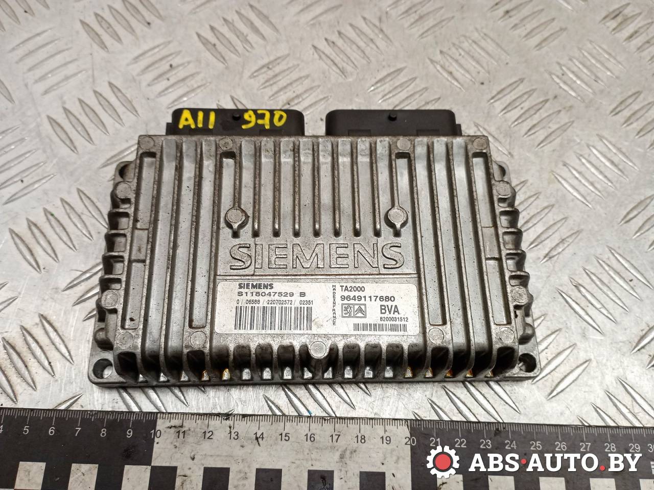 блок управления АКПП Peugeot 307 1 поколение 2005, 2.0 л., бензин, АКПП, универсал, 8200031512, 9649117680, S118047529B - фото №1