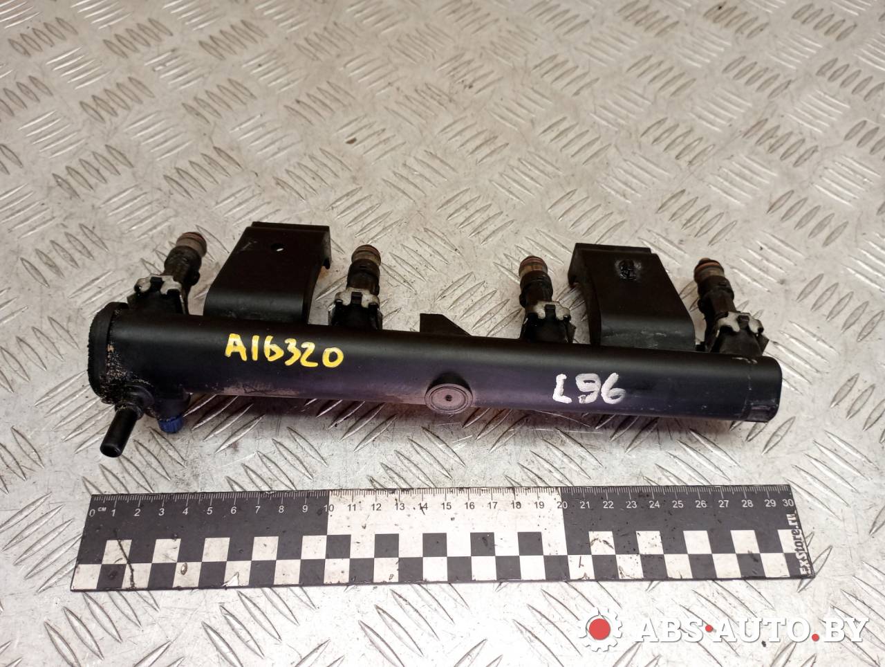 топливная рампа Citroen C4 1 поколение 2006, 1.6 л., бензин, МКПП, F02869, 0280158057, 9650764780 - фото №1