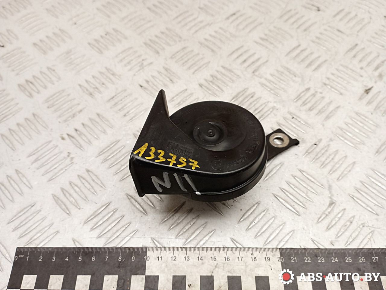 сигнал (клаксон) Nissan Qashqai 1 поколение 2008, 1.5 л., K9K 282, дизель, МКПП, правый руль, E30055306, A046522, 25620JD000 - фото №1