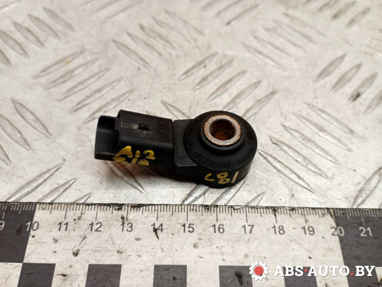 датчик детонации Citroen C4 1 поколение 2006, 1.6 л., бензин, 9645311480, 0261231168, 0261231169, 1920FR, 467980 - фото №1