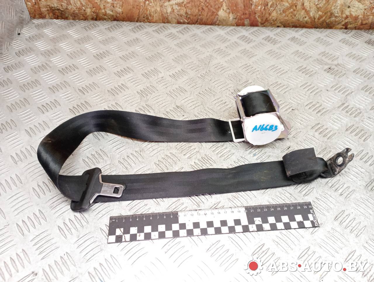 ремень безопасности Peugeot 3008 1 поколение 2011, 1.6 л., дизель, робот, передний привод, правый руль, E1040906, 9681975580, 340040964, 34086103A - фото №1