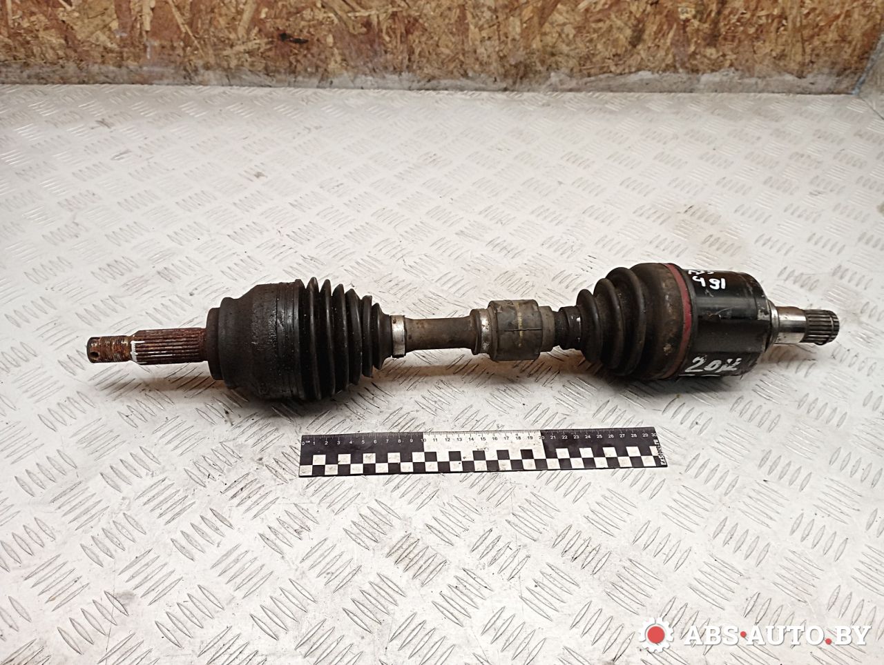 полуось передняя левая (приводной вал, ШРУС) Peugeot 4007 1 поколение 2011, 2.2 л., 4HN (DW12MTED4), дизель, МКПП, внедорожник 5 дв., правый руль, 3815A277, 3272PT - фото №1