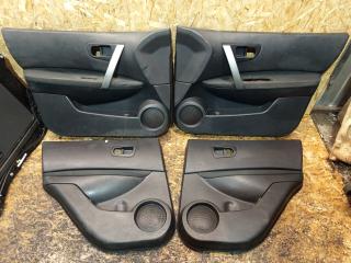 Обшивка двери (комплект) Nissan Qashqai 1 поколение 2008, 1.5 л., K9K 282, дизель, МКПП, правый руль, 80977JD100, 80976JD100, 82911JD900, 82910JD900