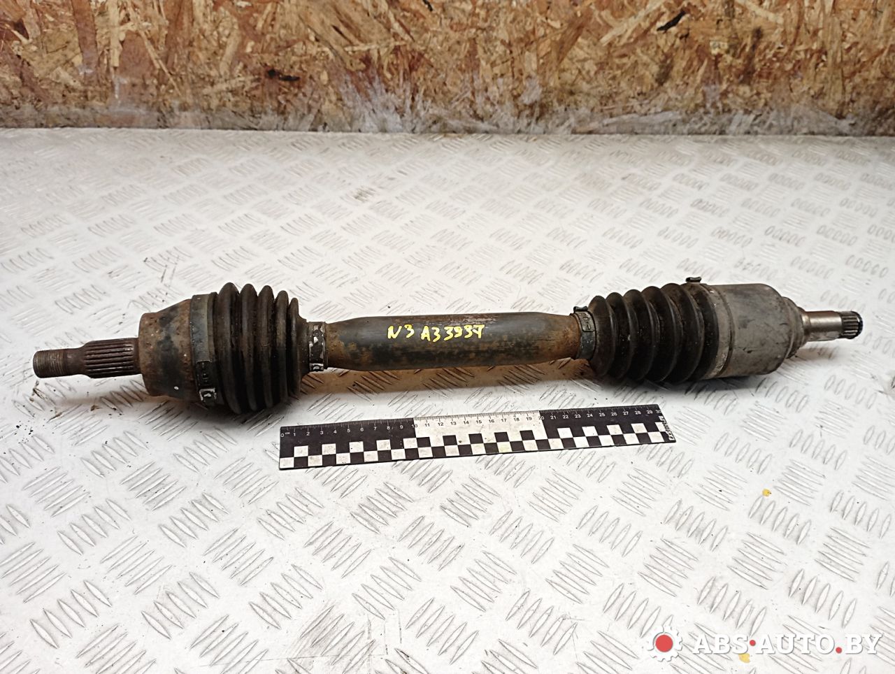 полуось передняя левая (приводной вал, ШРУС) Mercedes-Benz A W169 2 поколение (2004-2008) 2005, 1.5 л., M 266.920, бензин, МКПП, хетчбэк 5 дв., правый руль, A1693603972, A1693607172, A1693607372, A1693607572 - фото №1