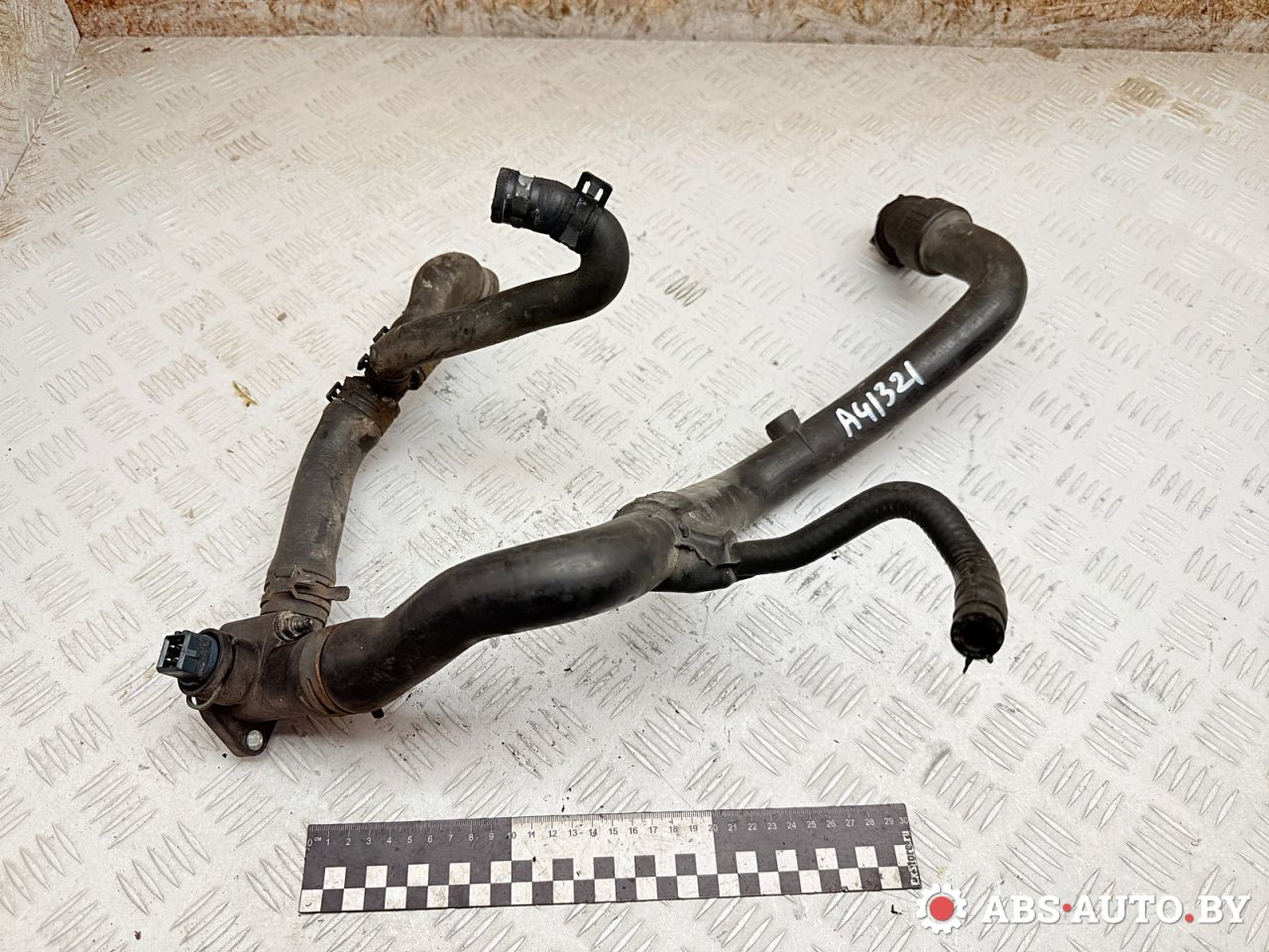 патрубок радиатора Audi A6 4B/C5 1997, 1.9 л., AFN, дизель, МКПП, седан, 4B0121101E - фото №1