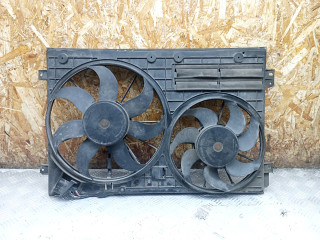 вентилятор радиатора Volkswagen Passat B6 2010, 1.4 л., CDGA, бензин, АКПП, универсал, 1K0121207BC, 1K0121205AD