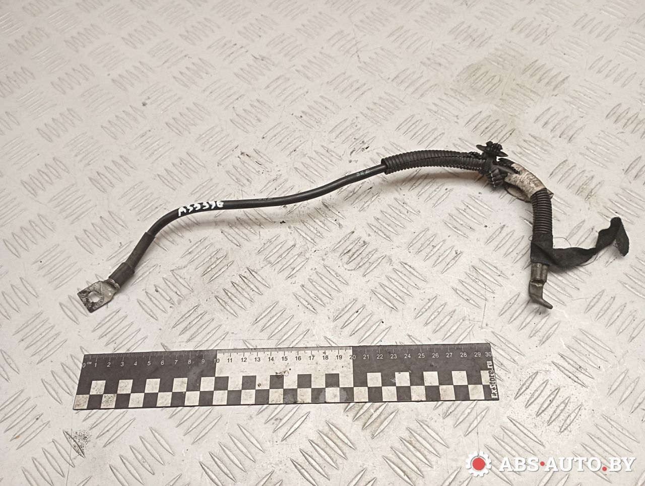 минусовой провод аккумулятора Peugeot 5008 1 поколение 2013, 1.6 л., дизель, робот, правый руль, 9670081480 - фото №1