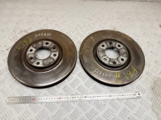 диск тормозной передний Peugeot 3008 1 поколение 2011, 2.0 л., RHH (DW10CTED4), дизель, робот, 424986, 424980, 4249J8