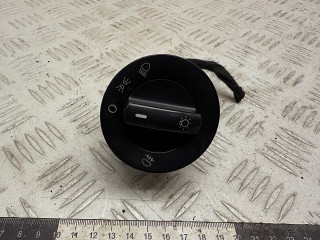 переключатель света Volkswagen Touareg 1 поколение 2006, 2.5 л., BAC, дизель, МКПП, внедорожник 5 дв., 7L6941431P