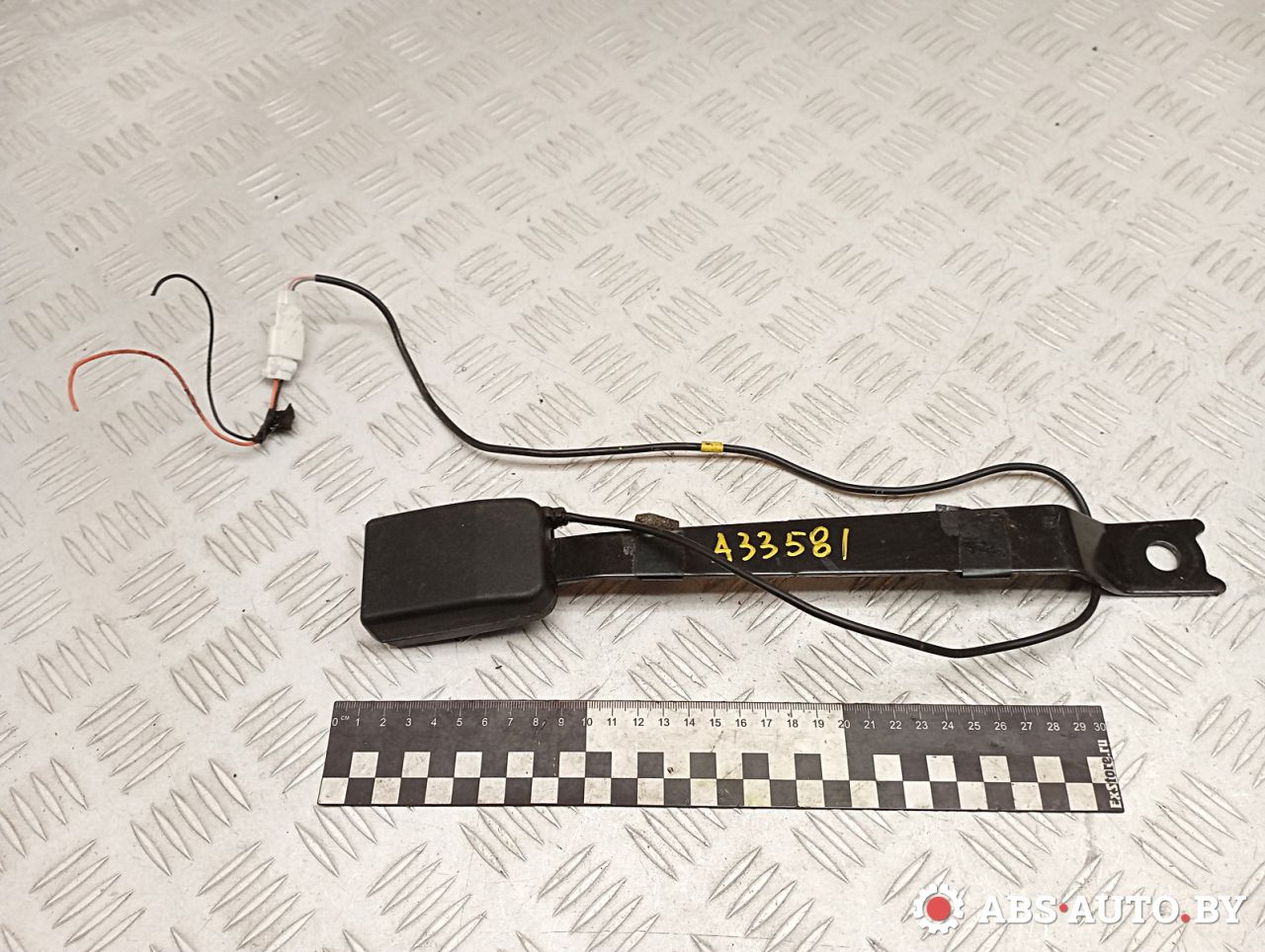 замок ремня безопасности Nissan Qashqai 1 поколение 2008, 1.5 л., K9K 282, дизель, МКПП, правый руль, 86842JD00B - фото №1