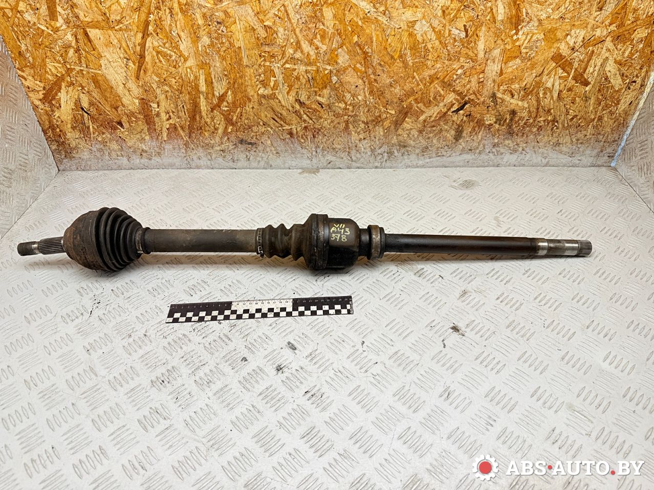 полуось передняя правая (приводной вал, ШРУС) Peugeot 407 1 поколение 2004, RHR 10DYVD, МКПП, передний привод, 3273SV, 3273SW, 3273NP, 3273NQ, 3273SH, 3273SJ, 3273SK, 3273SL, 1497188080, 1497188088, 1497199080, 71791561, 71792561, 3273GC, 3273GE, 3273LL, 3273LN, 9653263880 - фото №1