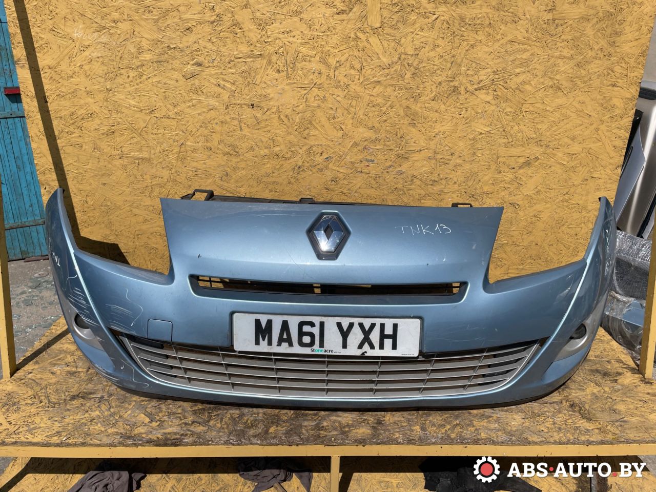 бампер передний Renault Grand Scenic 3 поколение 2011, 1.5 л., дизель, МКПП, правый руль - фото №1