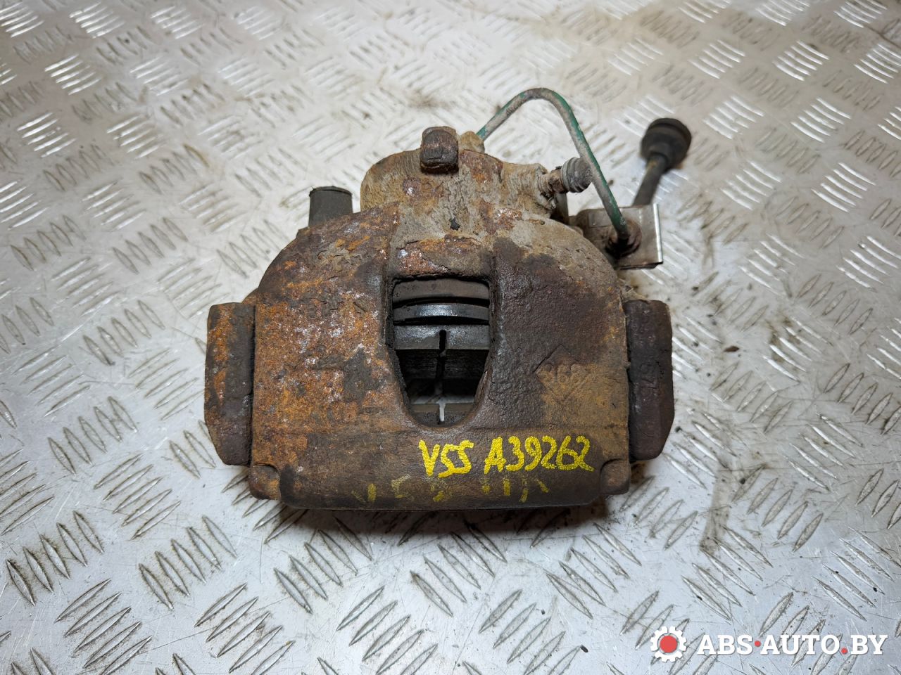 суппорт передний левый Renault Laguna 2 поколение 2001, 1.9 л., F9Q 750, дизель, МКПП, хетчбэк 5 дв., 7701049103 - фото №1