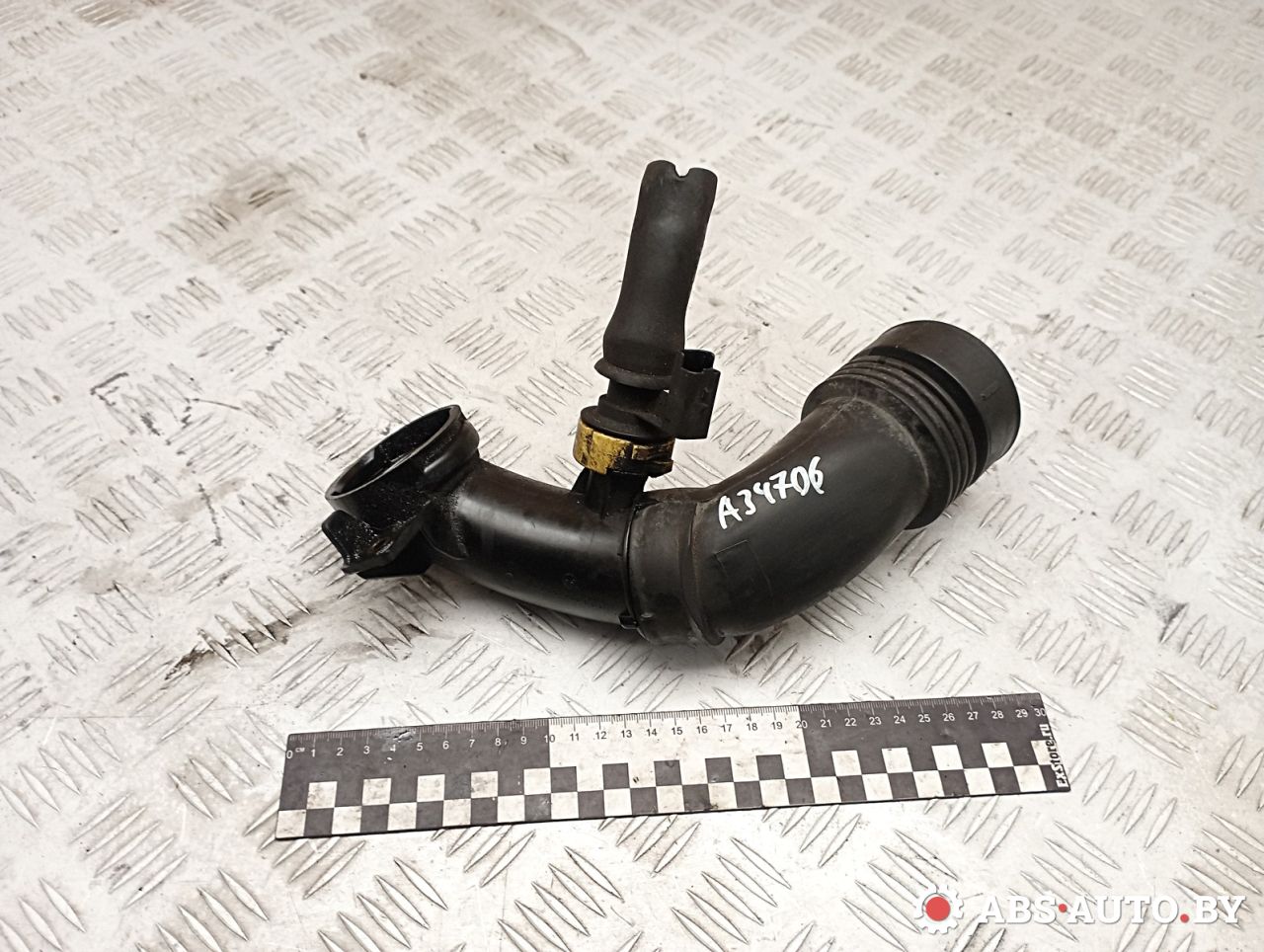 патрубок турбины Citroen C4 Picasso 1 поколение 2011, 1.6 л., 9HR (DV6C), дизель, МКПП, правый руль, 9683725080, 418561, 222531 - фото №1