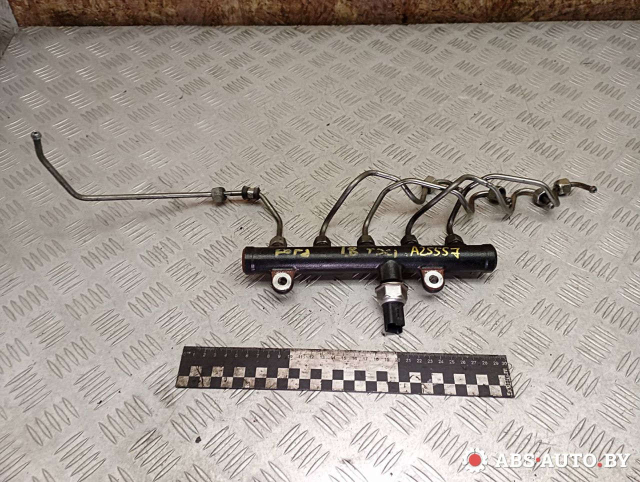 топливная рампа Ford Mondeo 4 поколение 2010, 1.8 л., дизель, 9658227880, 55PP0603, 9681649580 - фото №1