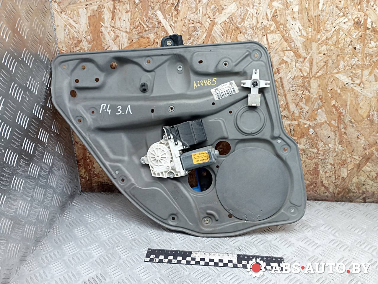 стеклоподъемник электрический задний левый Volkswagen Golf 4 поколение 2004, 1J4839755E, 1J4839729H, 1C1959811A - фото №1