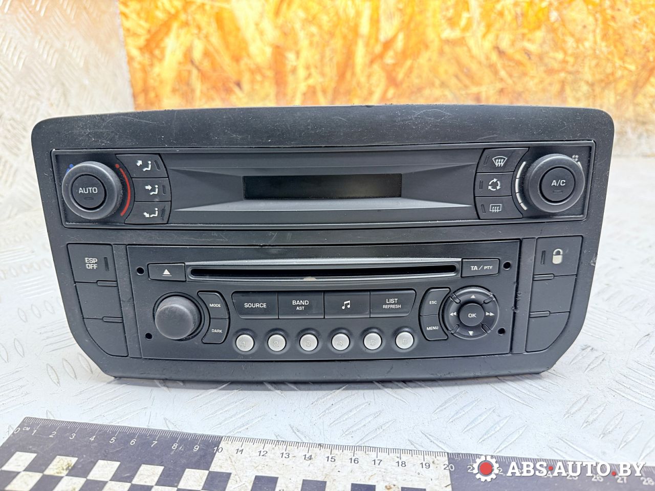 блок управления печки / климат-контроля Citroen C5 2 поколение 2009, 1.8 л., 6FY (EW7A), бензин, МКПП, универсал, 9660646877, 96637757ZD, 96829416ZD, 96637755ZD - фото №1