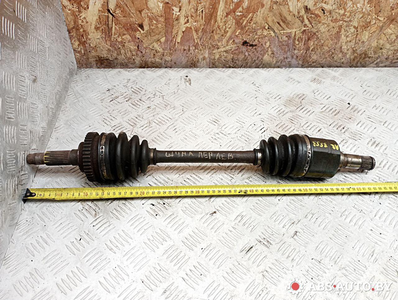 полуось передняя левая (приводной вал, ШРУС) Kia Shuma 1 поколение 1999 - фото №1