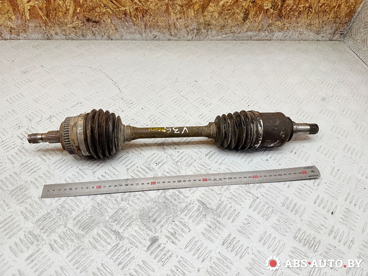 полуось передняя левая (приводной вал, ШРУС) Mercedes-Benz A W168 1 поколение (1997-2001) 2000, 1.7 л., OM 668.940, дизель, АКПП, хетчбэк 5 дв., передний привод, A1683702172 - фото №1