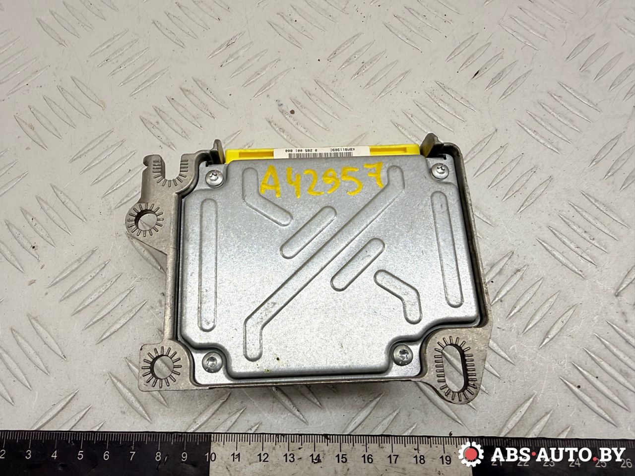 блок AirBag Volkswagen Touareg 1 поколение 2006, 3.0 л., BKS, дизель, АКПП, внедорожник 5 дв., полный привод, 3D0909601F, 0285001800 - фото №1