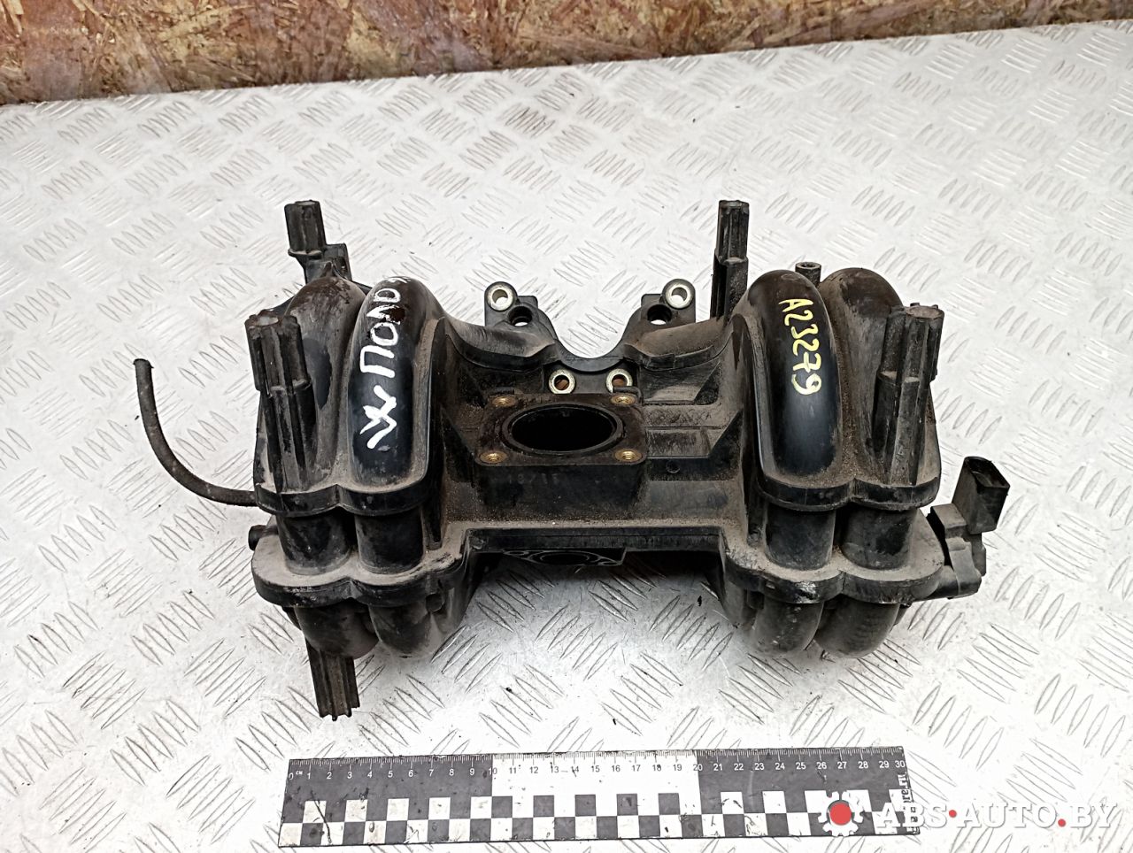 коллектор впускной Volkswagen Polo 3 поколение 1997, 1.0 л., бензин, 0280620003, 1285100612, 030129711BF - фото №1