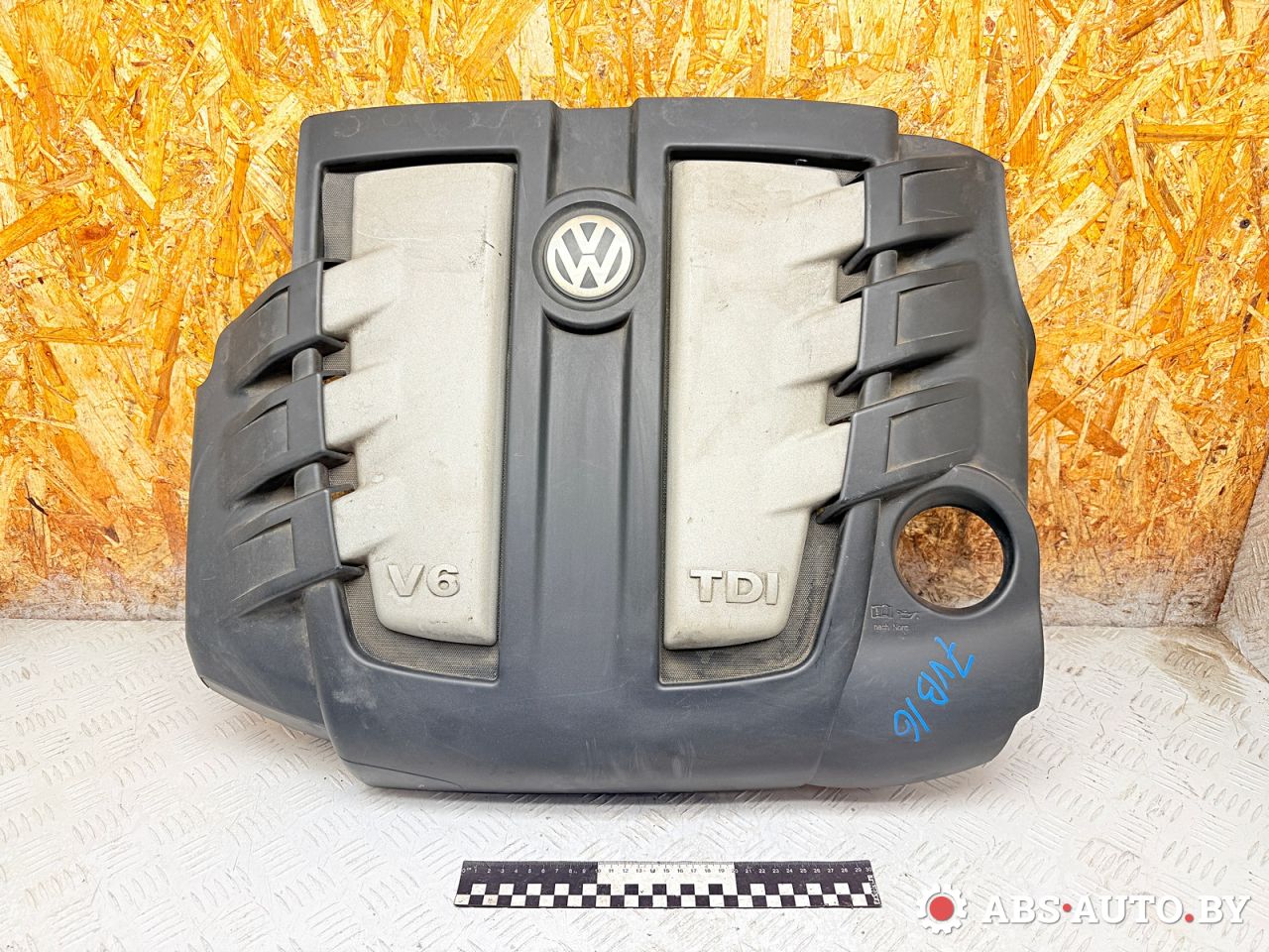 декоративная крышка двигателя Volkswagen Touareg 1 поколение 2006, 3.0 л., BKS, дизель, АКПП, внедорожник 5 дв., полный привод, 059103925AN, 059103925AP - фото №1