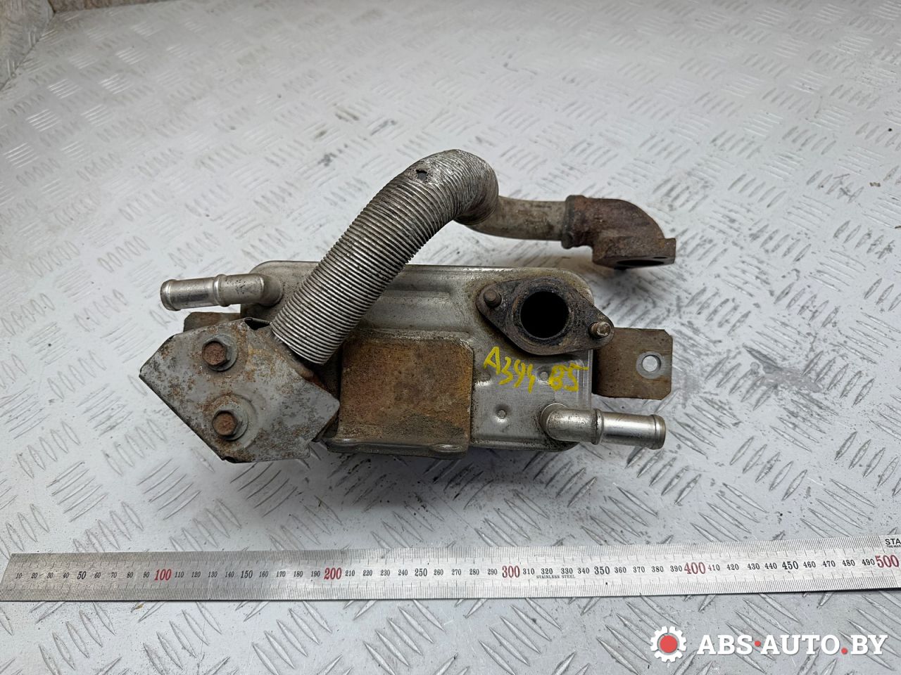 теплообменник масляного фильтра Mitsubishi Pajero 3 поколение 2002, 3.2 л., дизель, МКПП, внедорожник 3 дв., полный привод, ME190220 - фото №1