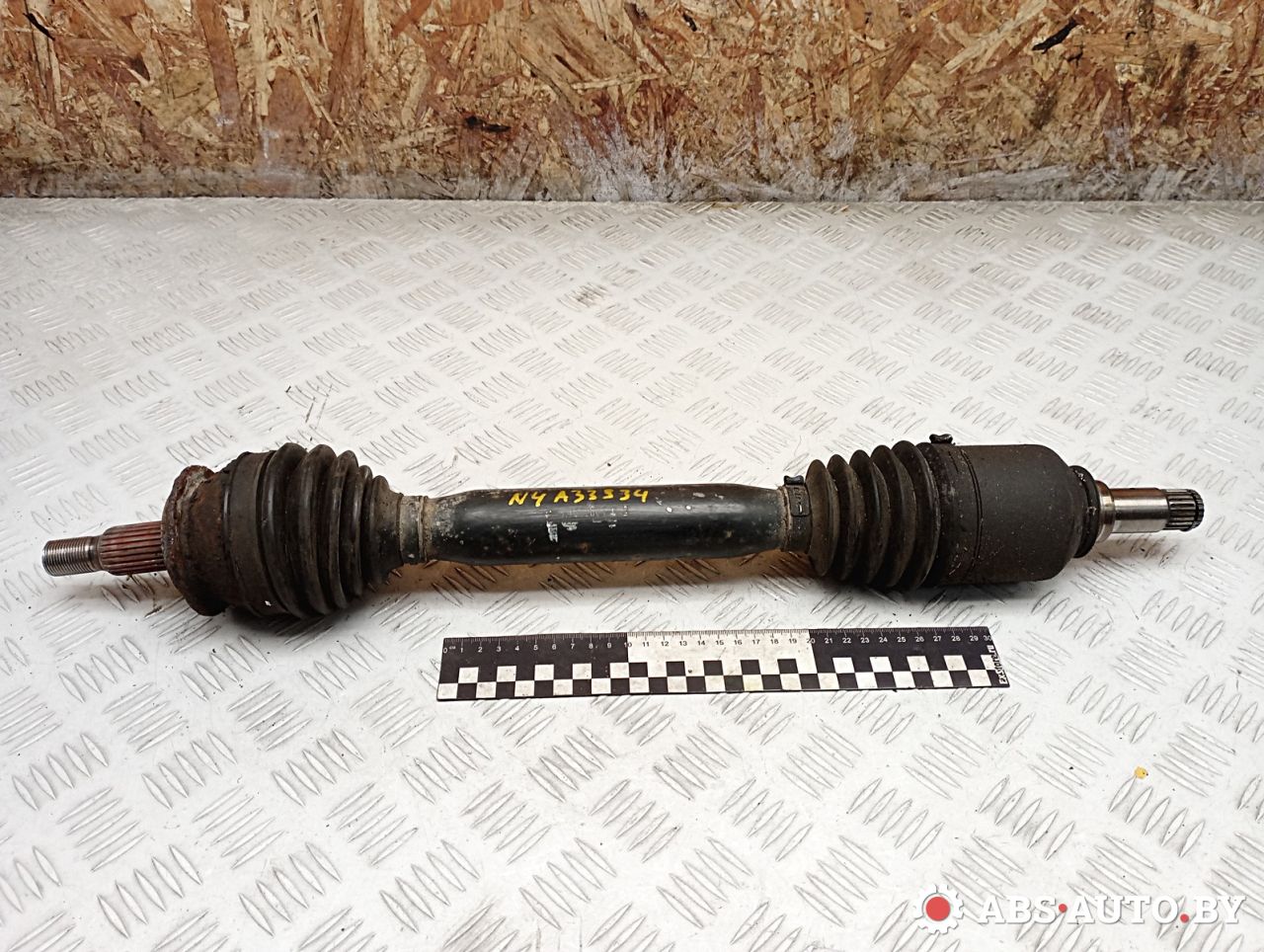 полуось передняя левая (приводной вал, ШРУС) Mercedes-Benz A W169 2 поколение (2004-2008) 2008, 2.0 л., OM 640.942, дизель, МКПП, хетчбэк 5 дв., правый руль, A1693603972, A1693607172, A1693607372, A1693607572 - фото №1