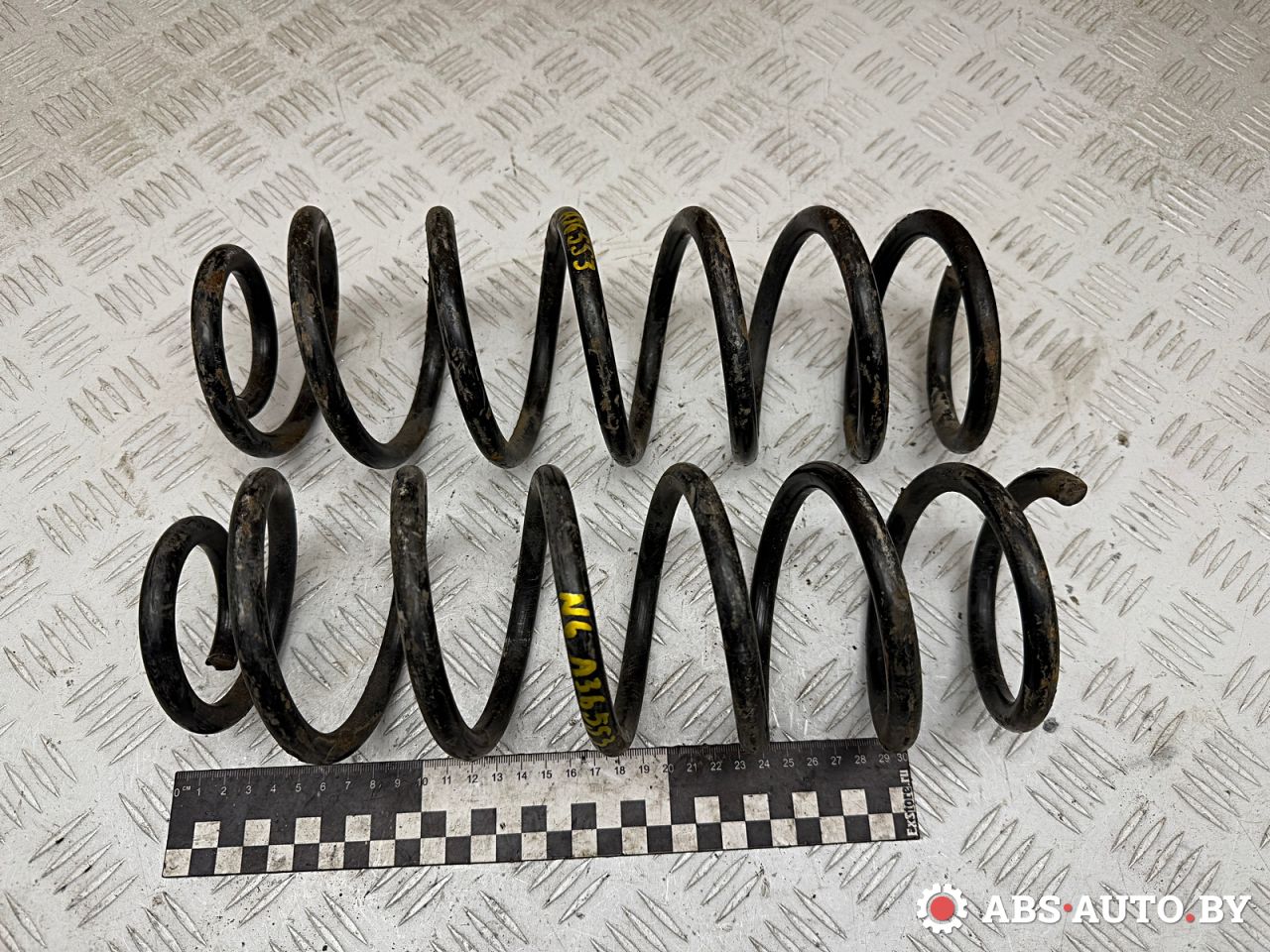 пружина задняя Renault Megane 3 поколение 2010, 1.5 л., K9K J 836, дизель, МКПП, хетчбэк 3 дв., правый руль - фото №1