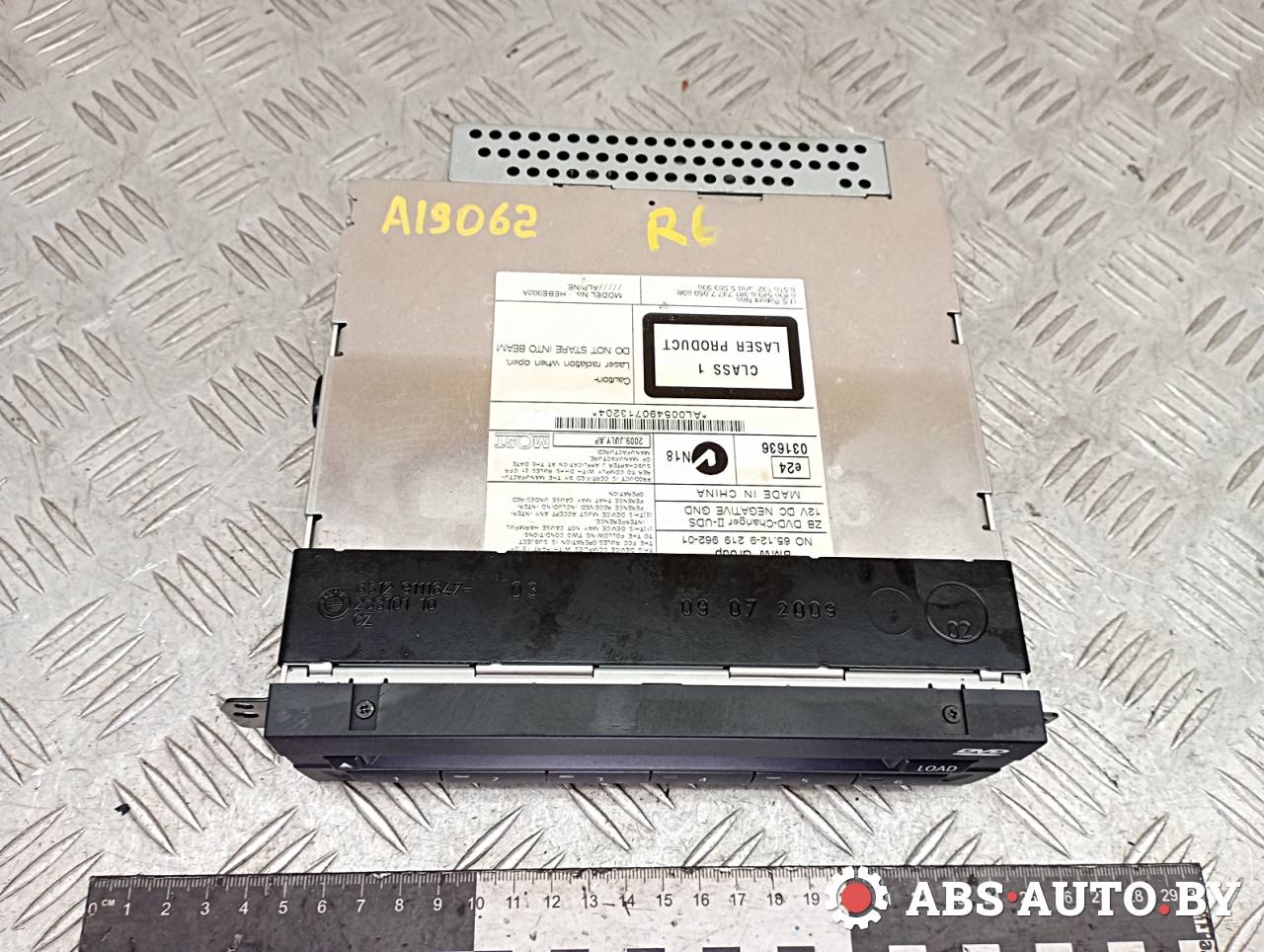 DVD BMW 7 серия F01/F02 F01 2009, 4.4 л., бензин, АКПП, 6512921996201 - фото №1