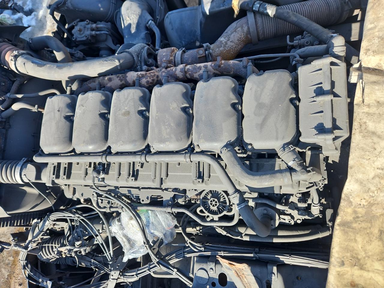 двигатель Scania G 2 поколение 2012, 11.7 л., HPi, DC 12.15, дизель, АКПП, белый, правый руль, DC1215L01, 572909, DC1215, 1782417 - фото №1