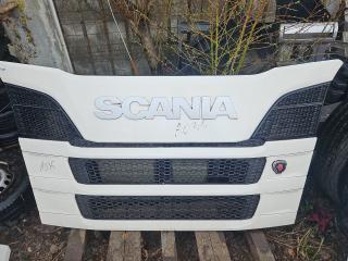 капот Scania R 4 поколение 2018, 12.7 л., DC 13.148, дизель, АКПП, белый, правый руль, 2977830, 2286062, 2894750, 2307674, 2307671, 2307668, 2978847, 2978846, 2978845, 2978844, 2365443, 2307648, 2307642, 2680451