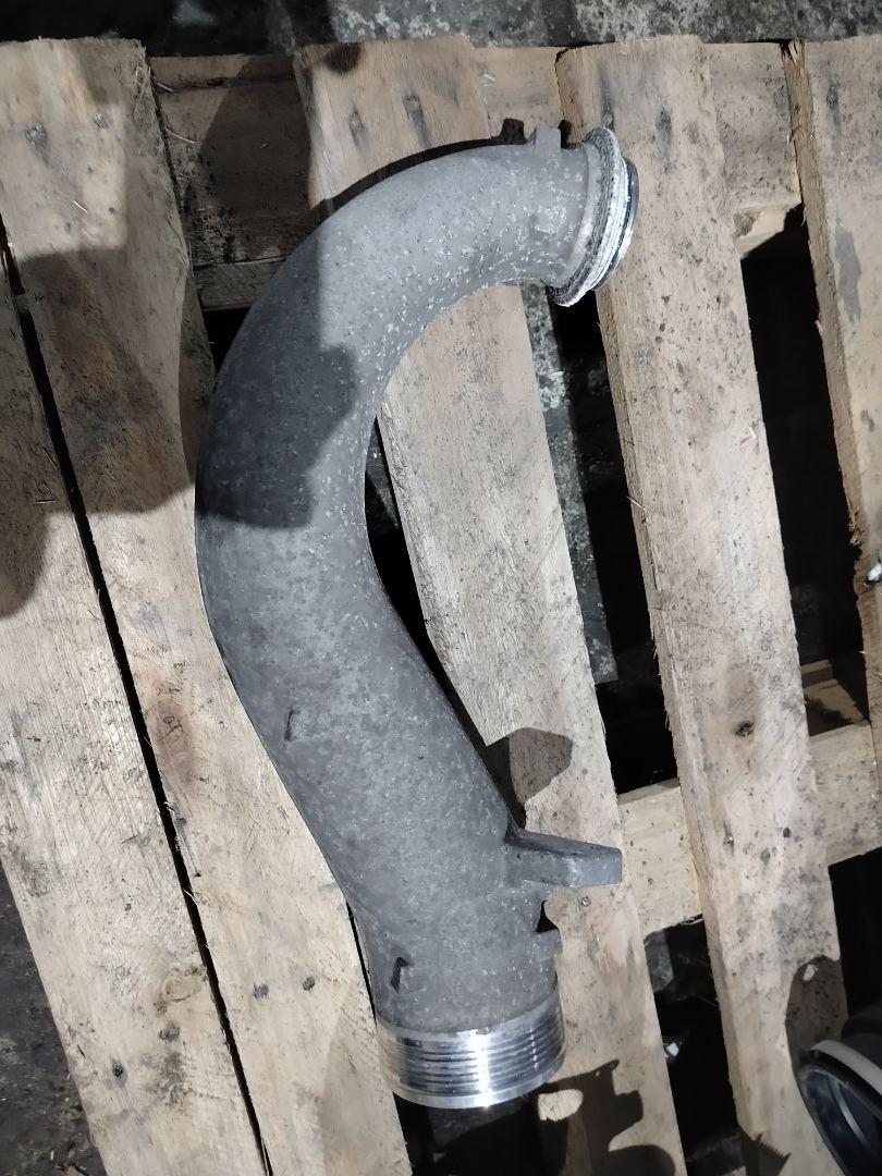 патрубок интеркулера Mercedes-Benz Actros 4 поколение (MP4) 2016, om471.926, дизель, робот, белый, правый руль, A4710985107 - фото №1