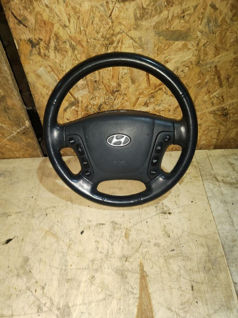 руль Hyundai Santa Fe 2 поколение (CM) 2007, 2.2 л., D4EB, дизель, АКПП - фото №1