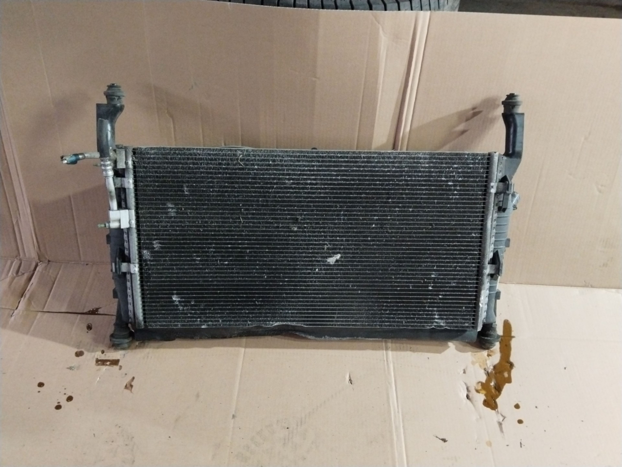 кассета радиаторов Ford Transit 7 поколение 2010, 2.2 л., дизель, МКПП - фото №1