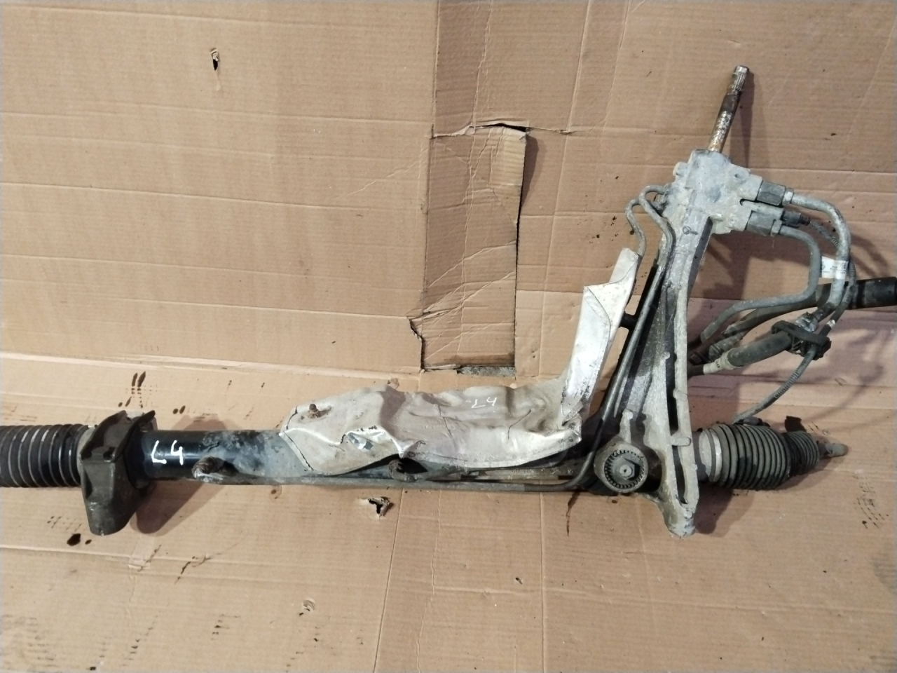 рулевая рейка Citroen Jumper 2 поколение 2011, 2.2 л., 4HH (P22DTE), дизель, 01359227880, A0004362 - фото №1