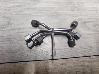 трубка топливная Mercedes-Benz C-Класс W203/S203/CL203 [рестайлинг] 2005, 2.2 л., OM 646.963, дизель, A6460100670, A6460701595, 0445214163